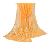 PureBowlic Bufanda ligera de pashmina para mujer, estampado de lámina dorada, chal de poliéster suave, para todas las estaciones, elegante, color sólido, accesorio de moda, varios colores para fiestas