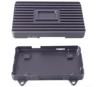 PureBowlic Caja de aluminio de la vivienda para el tablero del receptor de GNSS UM982, tipo dividido Shell electrónico con el montaje del tornillo, caja ligera 99X60x24.3m m Negro