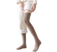 PureBowlic Calcetines de invierno gruesos y cálidos con forro polar para mujer