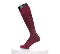 PureBowlic Calcetines de vestir transparentes para hombre, ultra delgados, medias de tubo de negocios a rayas transparentes para uso formal, 80% poliamida, medias transpirables, negro/azul oscuro/gris