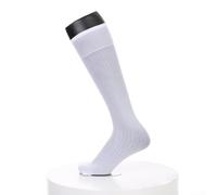 PureBowlic Calcetines de vestir transparentes para hombre, ultra delgados, medias de tubo de negocios a rayas transparentes para uso formal, 80% poliamida, medias transpirables, negro/azul oscuro/gris