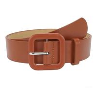 PureBowlic Cinturón ancho para mujer con hebilla cuadrada, accesorio de moda casual de piel sintética para jeans y pantalones, ajustable de 105 cm de longitud, varios colores de caramelo disponibles