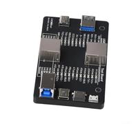 PureBowlic Comprobador de cables multifuncional para líneas 3.0/3.1/3.2, Micro-B y RJ45, detector portátil con batería para impresoras y discos duros, negro