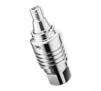 PureBowlic Conector removedor de brocas de agua de liberación rápida, junta perforadora de cambio rápido antiatascos para equipo de perforación, adaptador de metal de alta precisión con acabado