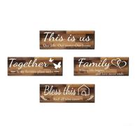 PureBowlic Decoración artística de madera inspiradora para citas motivacionales para gimnasio, aula, oficina, placa rústica para levantar el espíritu y fomentar los sueños, idea de acabado de madera