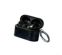 PureBowlic Funda protectora de silicona para auriculares Sony WF-1000XM6, funda de cuerpo completo a prueba de golpes con piel - agarre suave, carcasa portátil ligera para viajes, negro transparente