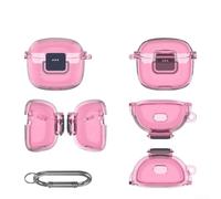 PureBowlic Funda protectora de TPU para JBL Tune para Flex 2 Headphs, cubierta suave a prueba de golpes a prueba de polvo con protección de cuerpo completo de 360 grados, piel transparente