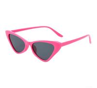 PureBowlic Gafas de sol retro de ojo de gato para mujer, marco cuadrado de moda, protección UV400, gafas de policarbonato ligeras para conducir, viajes, pesca, elegantes lentes de sol de hip hop (A)
