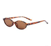 PureBowlic Gafas de sol retro de ojo de gato para mujeres/hombres/, protección UV400, gafas de sol ovaladas, marco ligero para conducir, viajar, actividades al aire libre (C)
