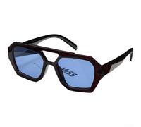 PureBowlic Gafas de sol vintage retro de doble puente para mujeres y hombres, gafas polarizadas con montura geométrica para construcción ligera de policarbonato para conducir, ciclismo, actividades al