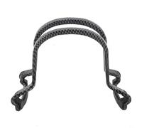 PureBowlic Herramienta correctora de arco de violín con diseño de doble pista para violines de 4/4 3/4 1/2, dispositivo de guía negra para fijar la postura de juego y desarrollar buenos hábitos de
