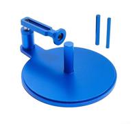 PureBowlic Herramienta de pegamento de neumáticos RC para neumáticos de escalada de camiones Buggy de 1/8 1/10 1/10 1/18, plantilla de unión de metal para 3 centros 12-14-17 mm, prensa de rodillo