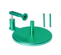 PureBowlic Herramienta de pegamento de neumáticos RC para neumáticos de escalada de camiones Buggy de 1/8 1/10 1/10 1/18, plantilla de unión de metal para 3 centros de 12-14-17 mm, prensa de rodillo