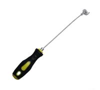 PureBowlic Herramienta magnética de extracción de drenaje de aceite con eje flexible, extractor de mangas de tornillo de sumidero antiquemaduras para un rodillo de perno seguro, mantiene las manos