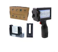 PureBowlic Impresora de inyección de tinta portátil, altura máxima de 600 DPI, máquina de codificación portátil, imprime código de barras con fecha y código QR en caja de plástico de metal y madera