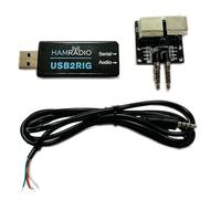 PureBowlic Interfaz de modo digital para Yaesu FT-817 FT-818 para códec de audio integrado, tarjeta de sonido USB para radio aficionada compatible con WSJT-X y FlDigi, control TTL/232 PTT, diseño ABS