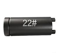 PureBowlic Juego de llaves de extracción de tuercas de embrague de motocicleta de 18 mm, 20 mm, 22 mm, 4 mandíbulas de 1/2 pulgada para onda para SONIC CBR 150, herramienta de extracción de llave de