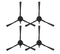 PureBowlic Kit de cepillos laterales para robot aspirador Tefal Serie 75 S+ RG8597W, piezas de repuesto de nailon para limpieza de bordes de esquinas, accesorios negros, paquete de 4 o 10 (paquete de