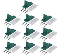 PureBowlic Kit de protección de nieve para techos de metal, PC y goma para proteger la nieve con almohadillas de montaje y tornillos, sistema de juntas selladas herméticas, negro verde transparente