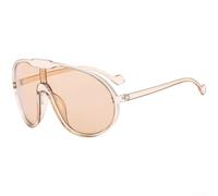 PureBowlic Lentes de sol de gran tamaño sin marco para mujeres y hombres, protección UV400, resistentes al viento, lentes anchos, ligeros, 25 G, para negocios, elegantes, para conducir, viajes, negro