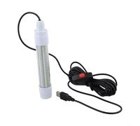 PureBowlic Luz de pesca subacuática con múltiples opciones de color para pesca nocturna y atracción de calamares, diseño sumergible para uso a largo plazo en lagos y mar, 198 x 28,5 mm (126 - luz