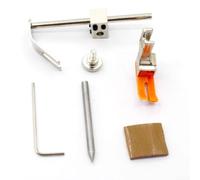 PureBowlic Marcado giratorio para máquina de coser,Para pie guía de acero para acolchado y bordado de punto de bloqueo,Accesorio de herramienta de costura redonda de precisión