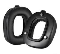 PureBowlic Orejeras de repuesto para Logitech G A50X Gen 4 y Gen 5, almohadillas magnéticas para auriculares para clips de plástico, cojines de cuero de proteína transpirable para mayor comodidad (B)