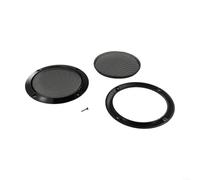 PureBowlic Paquete de 2 rejillas de metal para altavoces de 10 pulgadas para tornillos para audio de coche, cubierta de malla redonda contra el polvo, protector protector de parrilla de alambre de