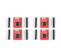 PureBowlic Paquete de 4 módulos de controlador de motor CC dual TB6612FNG DRV8833 2.7V-10.8V 1.5A H-Bridge, para protección contra sobrecorriente para proyectos de bricolaje de robótica Arduino rojo
