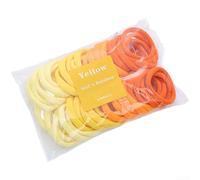 PureBowlic Paquete de 50 cintas para el pelo sin costuras para mujer, tejidas a mano, de alta elasticidad, color degradado, sin enganches, estilo coreano, 4,5 cm, varios colores para uso diario