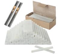 PureBowlic Paquete de 54 lápices profesionales de esteatita para soldadura, fabricación y construcción de metal, marcadores de tiza natural gruesos para pizarra de hierro de acero para azulejos