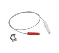 PureBowlic Para estufa de gas Sabaf, aguja de encendido, encendedor de pulso electrónico, pieza de repuesto de quemador integrado, plástico y metal, 400 mm, 450 mm, blanco (400 mm)