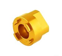 PureBowlic Para SRAM, para herramienta de extracción de tapa de manivela DUB, reparación de pedalier de aleación de aluminio, para sistemas de bielas DUB, incluye cubierta de manivela (C-dorado)