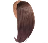 PureBowlic Peluca de cabello sintético para mujer, resistente al calor, con clips BB ajustables, línea capilar natural para colas de caballo y recogidos, 110 g (G)