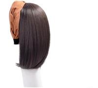 PureBowlic Peluca de cabello sintético para mujer, resistente al calor, con clips BB ajustables, línea capilar natural para colas de caballo y recogidos, 110 g (B)