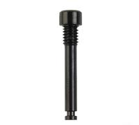 PureBowlic Pernos de freno de disco de aleación para bicicleta, tornillos roscados compatibles con frenos SRAM MTB negro, plata, oro, opciones coloridas, paquete de 2 (negro)