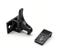 PureBowlic Pestillo de latón macizo extra resistente para puertas de gabinete y ventana de casa con tornillos de instalación, cierre de acabado pulido para uso institucional en zonas de alto tráfico