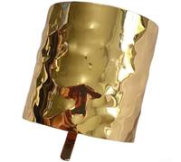 PureBowlic Pinza de pelo minimalista de metal para mujer, soporte asimétrico irregular con acabado galvanizado, accesorio de horquilla de moda para viajes diarios y elegante moño bajo (hebilla dorada)