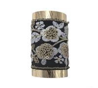 PureBowlic Pinza para el pelo con diseño de flores, elegante horquilla de metal floral europeo, galvanizado, para coleta, color amarillo, duradero, accesorios para mujer, varios colores para fiestas