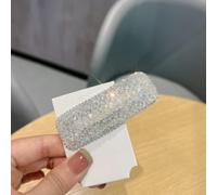 PureBowlic Pinzas para el cabello BB con diamantes de imitación brillantes para mujer, accesorios geométricos para el cabello con agarre seguro, elegantes pasadores para flequillo y peinado lateral