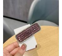 PureBowlic Pinzas para el cabello BB con diamantes de imitación brillantes para mujer, accesorios geométricos para el cabello con agarre seguro, elegantes pasadores para flequillo y peinado lateral