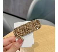 PureBowlic Pinzas para el cabello BB con diamantes de imitación brillantes para mujer, accesorios geométricos para el cabello con agarre seguro, elegantes pasadores para flequillo y peinado lateral