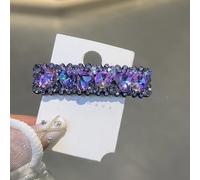 PureBowlic Pinzas para el pelo con diamantes de imitación para mujer, pinzas geométricas BB con piedras brillantes para flequillo lateral y pelo trasero, elegantes accesorios de moda para el cabello