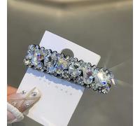 PureBowlic Pinzas para el pelo con diamantes de imitación para mujer, pinzas geométricas BB con piedras brillantes para flequillo lateral y pelo trasero, elegantes accesorios de moda para el cabello