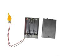 PureBowlic Placa de circuito LED de llama 3.2V-5V simulación vela luz PCB para soporte de batería, efecto parpadeante para proyectos de lámpara de bricolaje, diseño compacto para interruptor, incluye