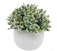 PureBowlic Planta artificial de aguja de pino en maceta, árbol bonsái de plástico realista de 12 cm para detalles hechos a mano para decoración de escritorio de mesa de boda, vegetación de larga