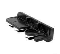 PureBowlic Portafiltro de café Soporte de pared ABS Soporte de filtro de espresso Estante Organizador de cocina con tornillos y cinta negra 32 cm para barista comercial o uso doméstico (54 cm)