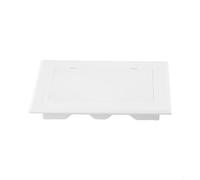 PureBowlic Puerto de inspección con bisagras ABS tipo empuje para panel de acceso para paneles de yeso Mantenimiento Escotilla Puerta desmontable Diseño redondeado sin costuras 150 x 200 mm (100 x 150