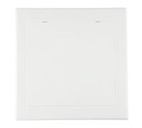PureBowlic Puerto de inspección con bisagras ABS tipo empuje para panel de acceso para paneles de yeso Mantenimiento Escotilla Puerta desmontable Diseño redondeado sin costuras 150 x 200 mm (200 x 200