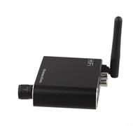 PureBowlic Receptor de audio 5.4, adaptador de música inalámbrico sin pérdidas con AUX y USB, para altavoz de coche, decodificador de sonido Hi-Fi de rango de 30 m, aleación de aluminio negro